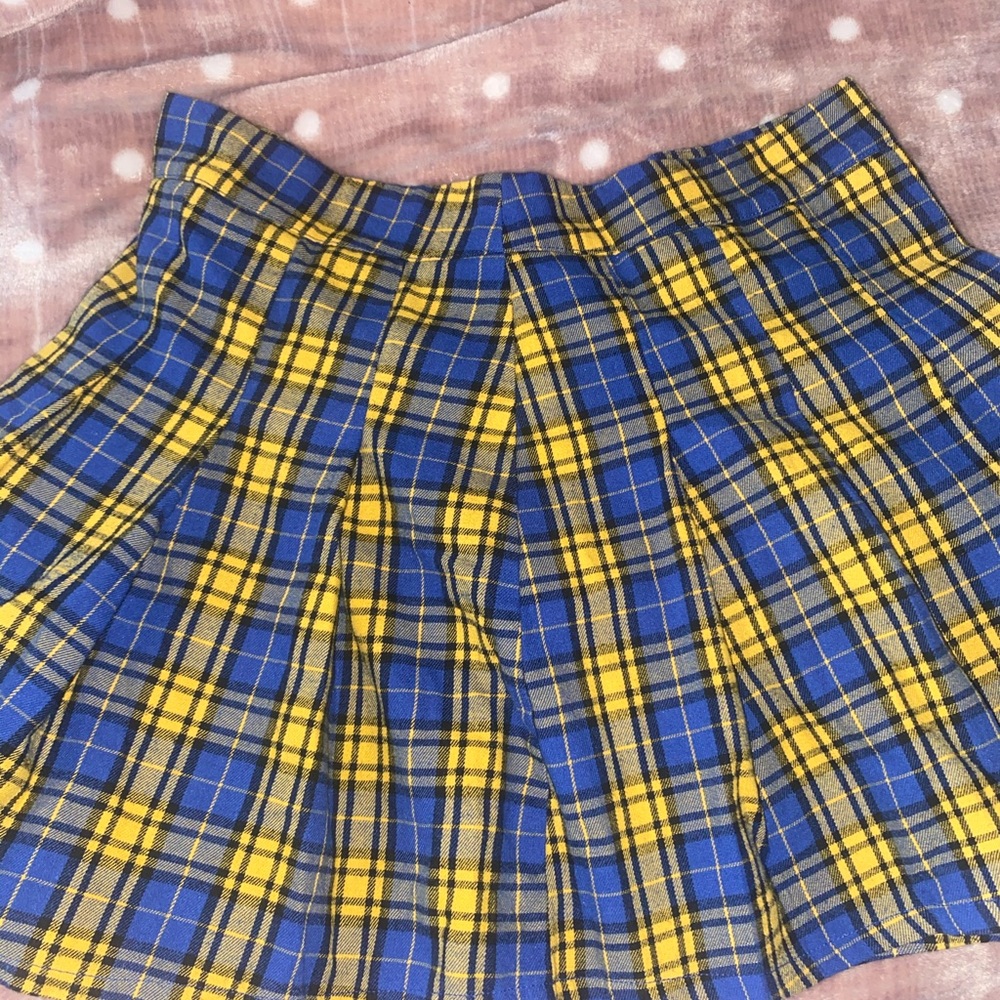 Blue,Yellow Clueless skirt